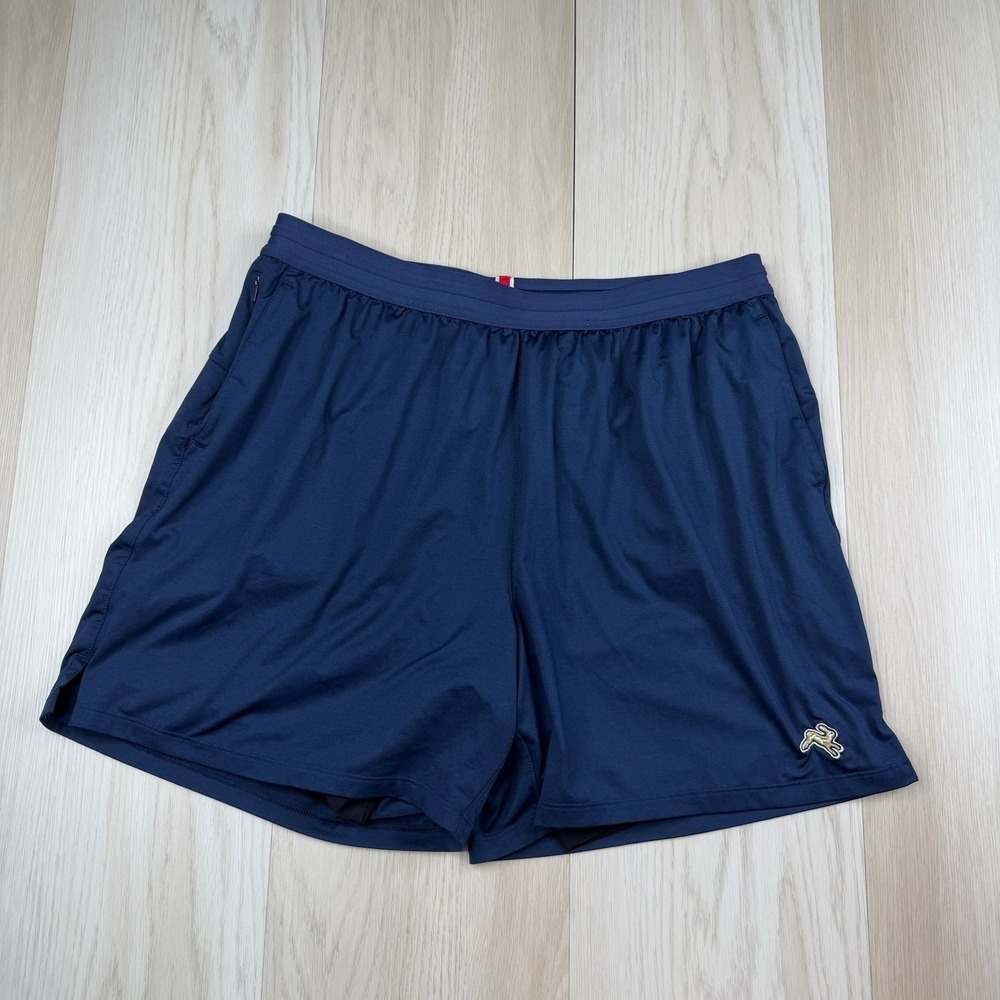 Tracksmith Session Running Shorts Mens XXL Blue Lined Athletic Gym 5"  Walking